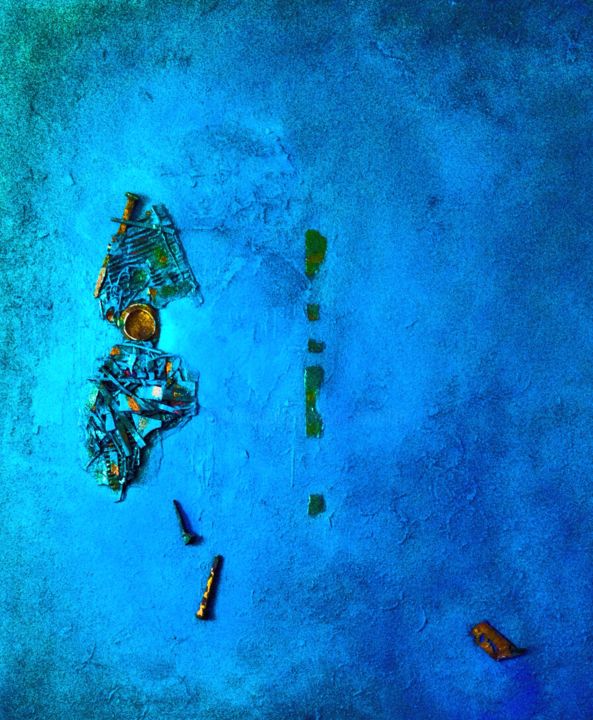 绘画 标题为“Chutes” 由Alain Bouillot, 原创艺术品