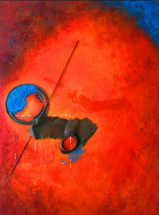 绘画 标题为“Equilibre” 由Alain Bouillot, 原创艺术品