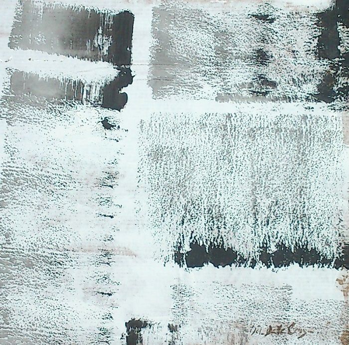 Painting titled "Sans Titre (Graphis…" by Gisèle Dalla Longa, Original Artwork, Acrylic Mounted on Wood Panel