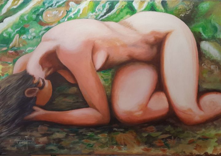 Peinture intitulée "new-doc-2017-11-09-…" par Farid Maatouk, Œuvre d'art originale, Acrylique