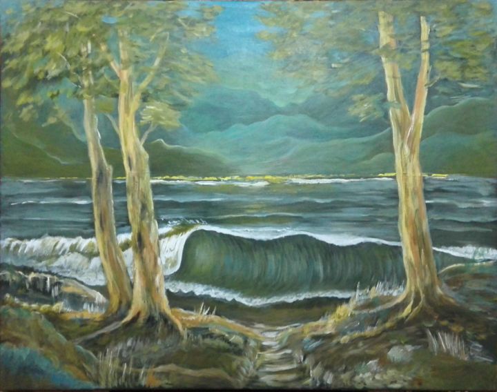 Peinture intitulée "new-doc-2018-01-23-…" par Farid Maatouk, Œuvre d'art originale, Acrylique