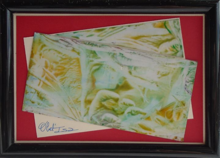 Peinture intitulée "Cours après moi que…" par Obel'Isa, Œuvre d'art originale, Cire