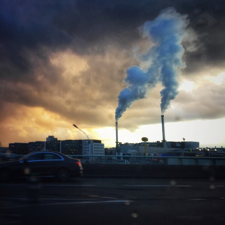 Fotografía titulada "bd périphérique .jp…" por Agnès M, Obra de arte original