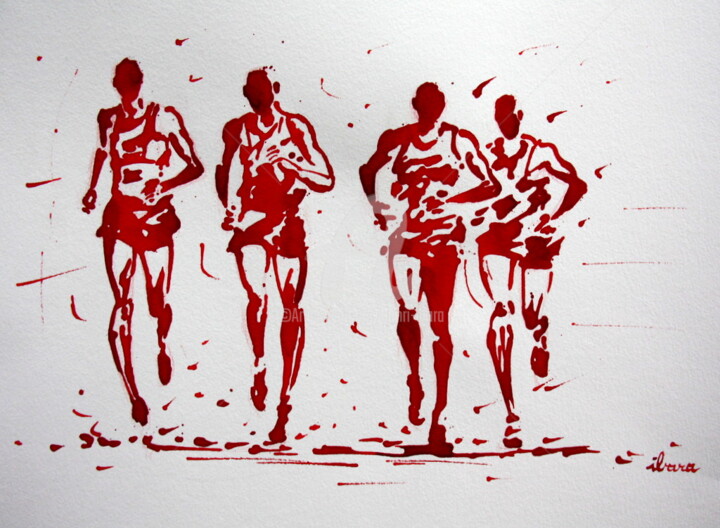 Cross-country 图画, 15.8x19.7 in