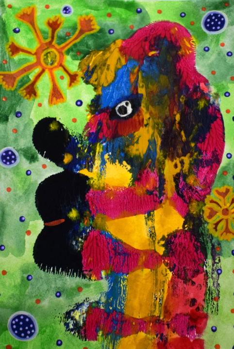 Le Gnôme Картина, 6,9x4,7 in