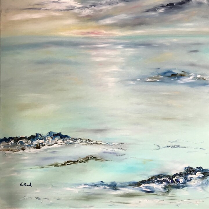 Peinture intitulée "As Tomorrow Falls" par Elisa Cook Benbassat Bassat, Œuvre d'art originale, Huile