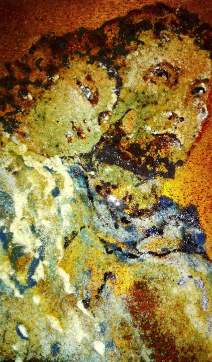 Peinture intitulée "Saint Antoine de Pa…" par Isabelle Mathis, Œuvre d'art originale, Émail