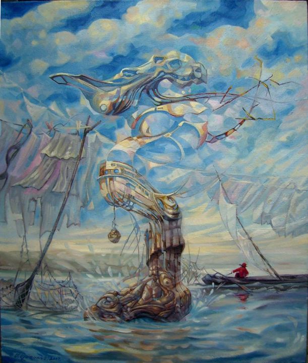 Life 绘画, 27.6x23.6 in