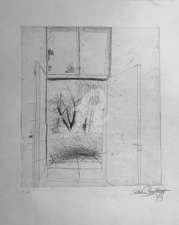 Painting titled "4a300992-1d5c-46a5-…" by Sebastian Olivier Burckhardt, Original Artwork