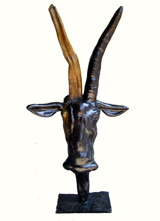 Baphomet 雕塑, 21.7x10.2 in