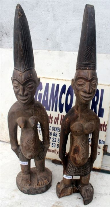 Artcraft titled "Couple Yorouba.jpg" by Adidja Manjia, Original Artwork