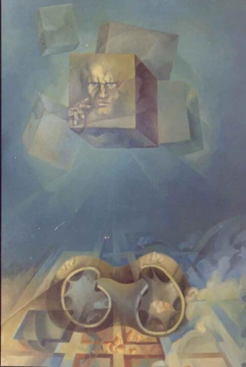 Painting titled "no 1" by Slavko Scepanovic, Original Artwork, Oil