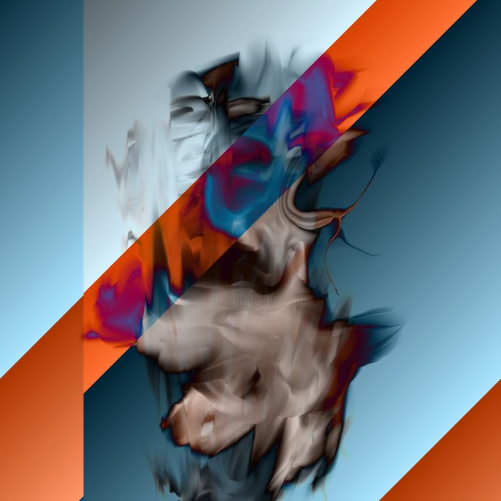 数字艺术 标题为“100218h” 由Jean-François Bayle, 原创艺术品, 数字油画