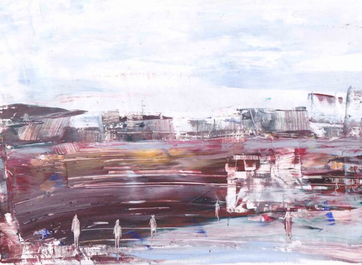 Painting titled "Семилуки" by Mark Kozyrev, Original Artwork, Oil