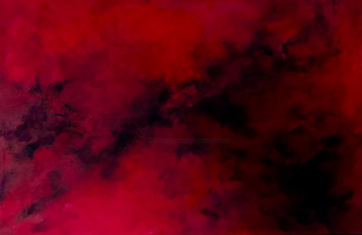 绘画 标题为“#187 « Passion or D…” 由John Von Brown, 原创艺术品, 油