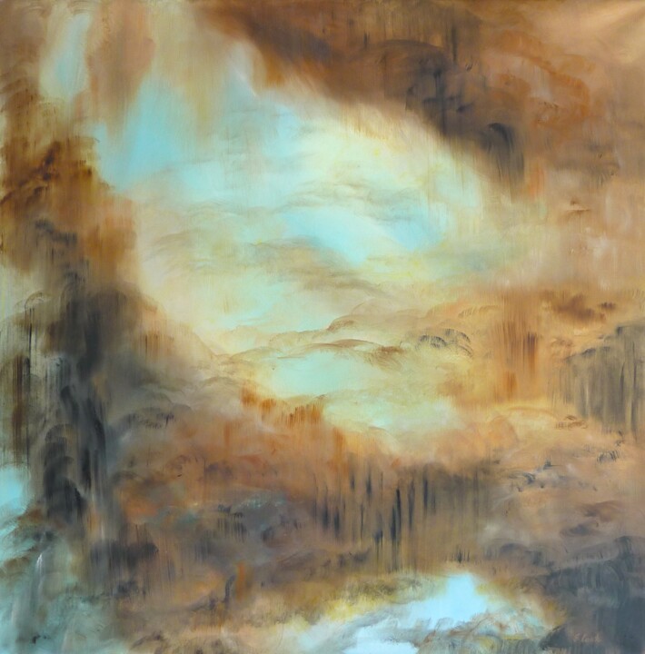 Pintura titulada "Genèse" por Elisa Cook Benbassat Bassat, Obra de arte original, Oleo