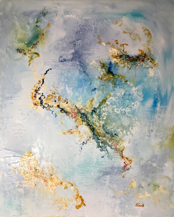 Peinture intitulée "Singing with the An…" par Elisa Cook Benbassat Bassat, Œuvre d'art originale, Huile