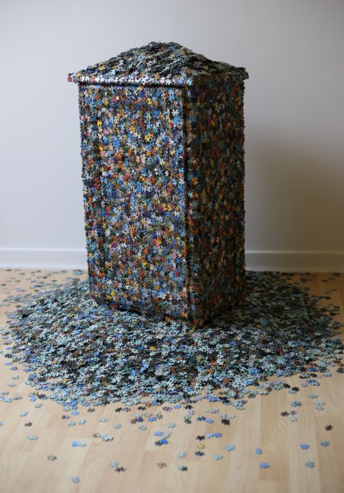 Sculptuur getiteld "Concrétion 2" door Laurent Fierdehaiche, Origineel Kunstwerk