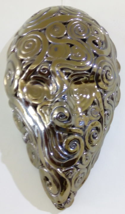 Sculpture titled "Flow" by Mark Raymond Majchrzak, Original Artwork, Ceramics