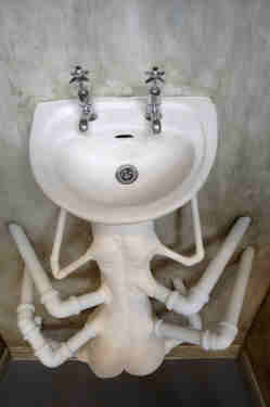 Sculpture titled "Hydrophobia" by Teresa Mills, Original Artwork