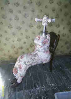 Sculpture titled "'Tapped'" by Teresa Mills, Original Artwork