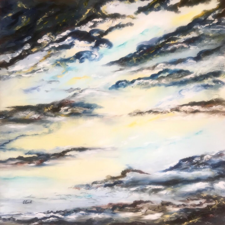 Pintura titulada "Candid Beginnings" por Elisa Cook Benbassat Bassat, Obra de arte original, Oleo