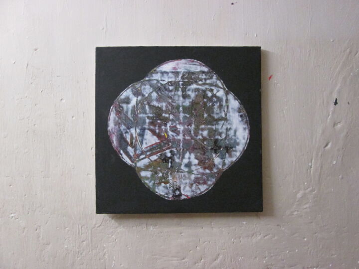 Peinture intitulée "Un qui font quatre,…" par Gilles Quere, Œuvre d'art originale, Acrylique