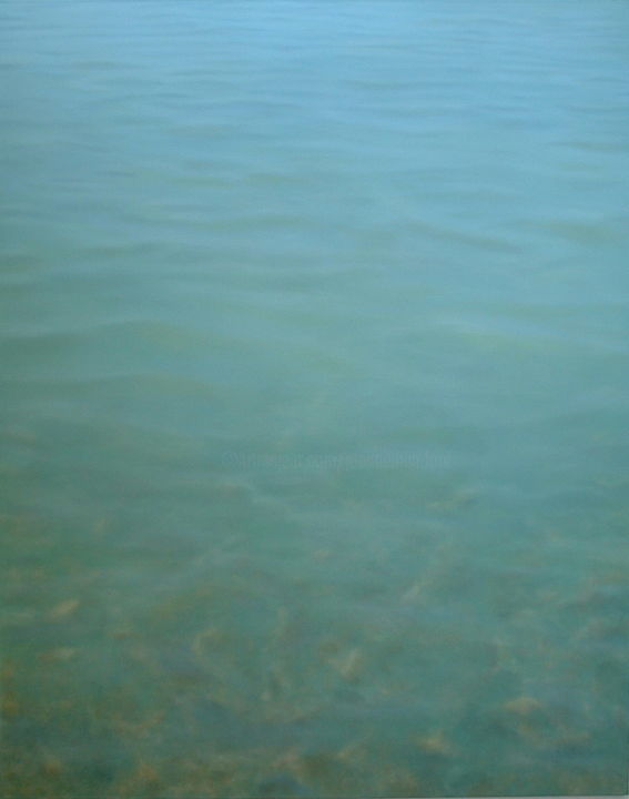 Pintura intitulada "Water 9. Menton, Fr…" por Joanne Mumford, Obras de arte originais, Óleo