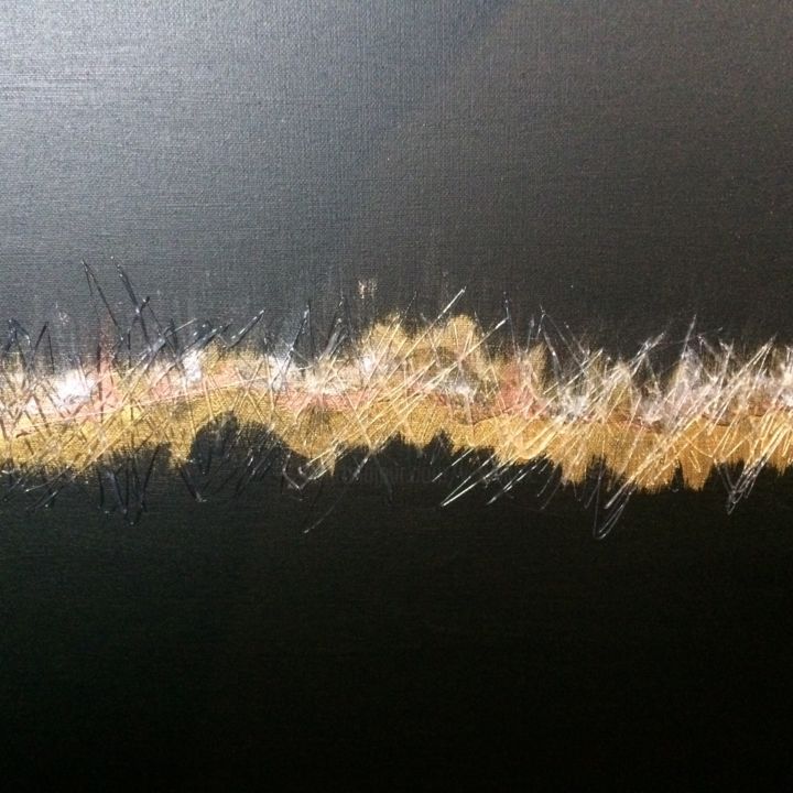 Painting titled "Flash of lightning" by Wilcox, Original Artwork, Oil