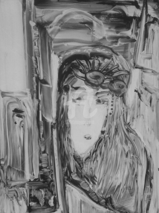 Painting titled "The Bridge to anoth…" by Rajka Serbak, Original Artwork