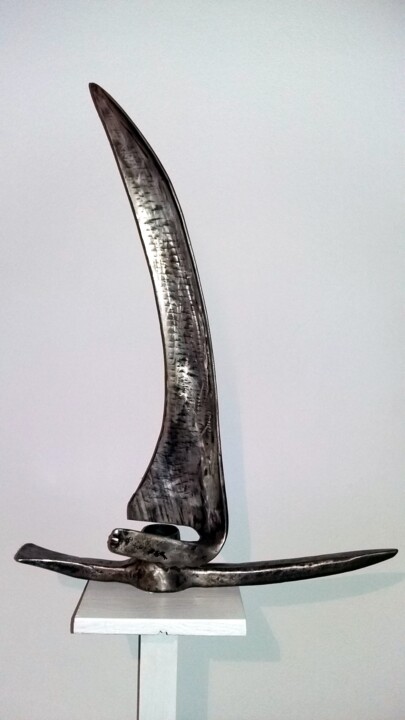 Sculpture intitulée "VOILIER 2018" par Gerard Lami, Œuvre d'art originale, Métaux