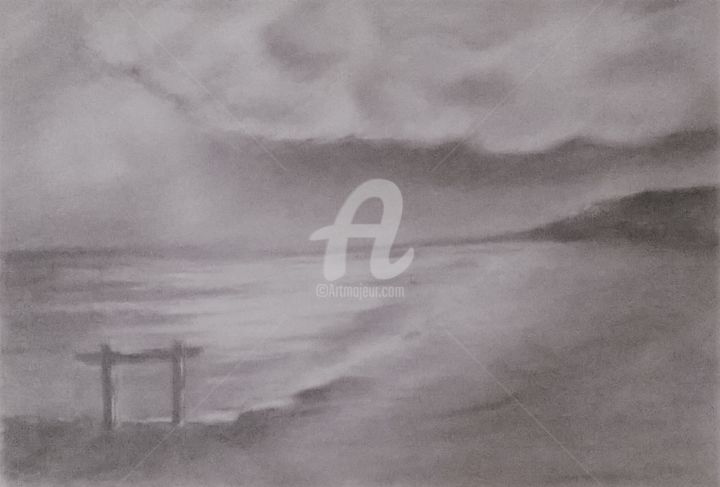 Drawing titled "Oostende-Ostende ET…" by A.Mt.Vankerk Vankerk "Loulou", Original Artwork