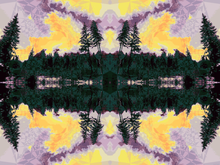Digital Arts titled "Out in the Cold 3" by Ken Grzesik, Original Artwork, Digital Painting
