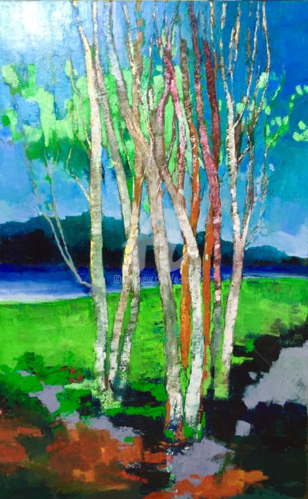 Bouquet de printemps 130x80