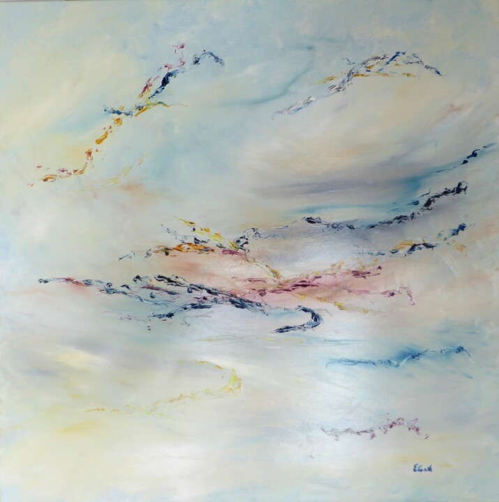 Pintura titulada "L’Ecume des Jours (…" por Elisa Cook Benbassat Bassat, Obra de arte original, Oleo