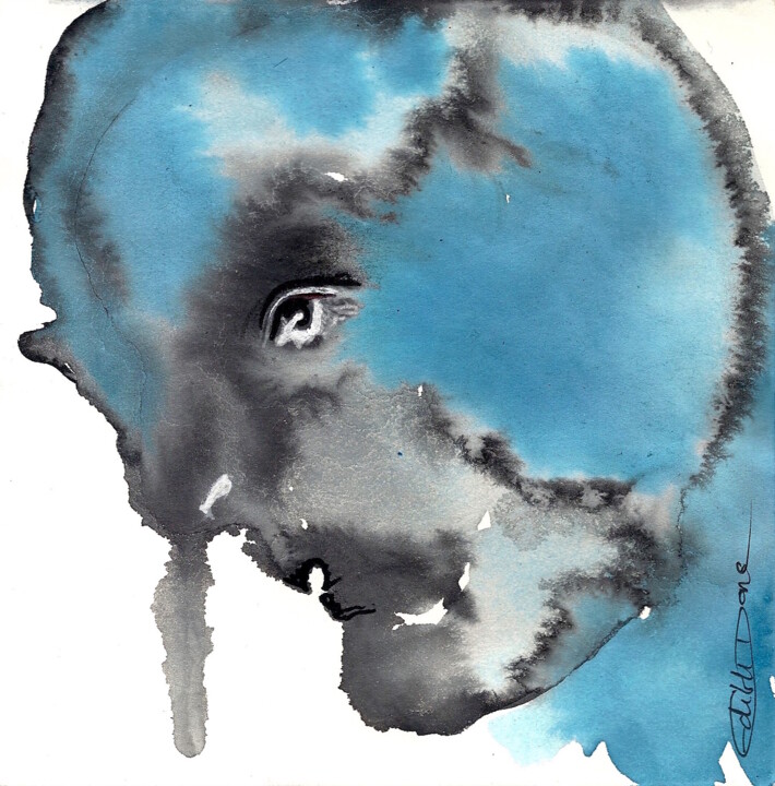 图画,  5.9x5.9 in 