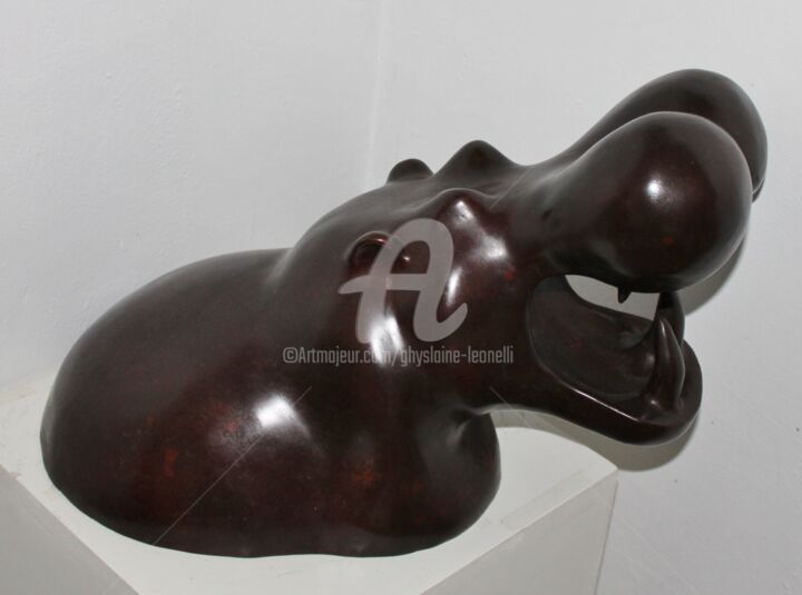Hyppo. (bronze numérotée) 雕塑, 11x16.9 in