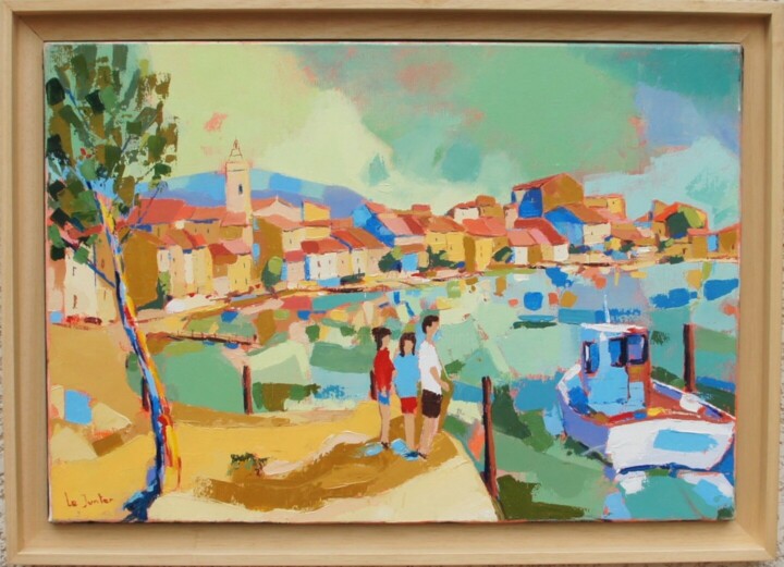 Œuvre présentée encadrée