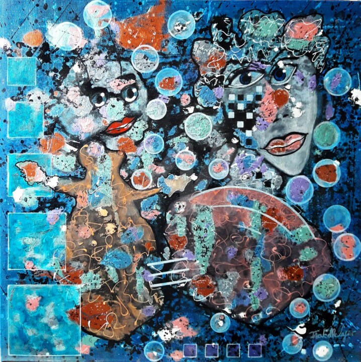 绘画,  19.7x19.7 in 