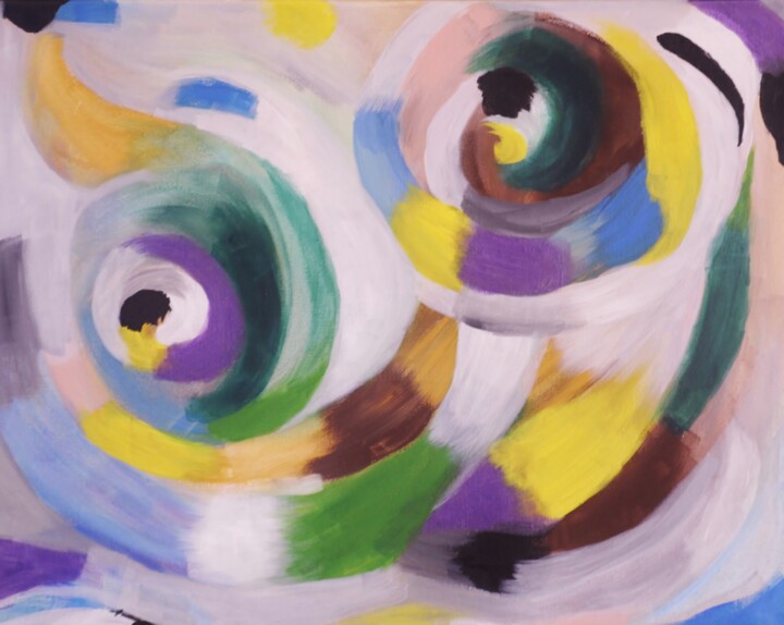 「Lovers」というタイトルの絵画 Expressionsによって, オリジナルのアートワーク, アクリル