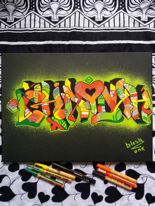 Painting titled "20180207-130241.jpg" by Blesk_one, Original Artwork