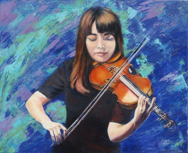 PASSION MUSICALE 绘画, 19.7x24 in
