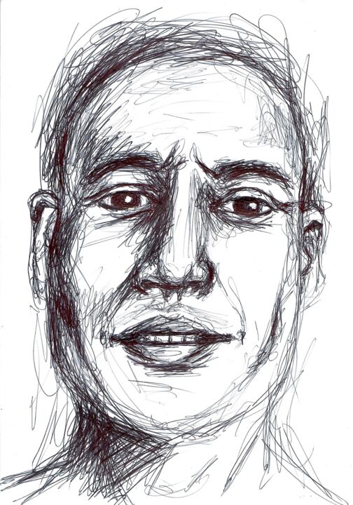 Hé, tu m'fais mon portrait? 图画, 8.3x5.5 in