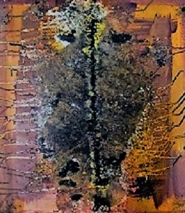 Chouette 绘画, 23.2x20.9 in