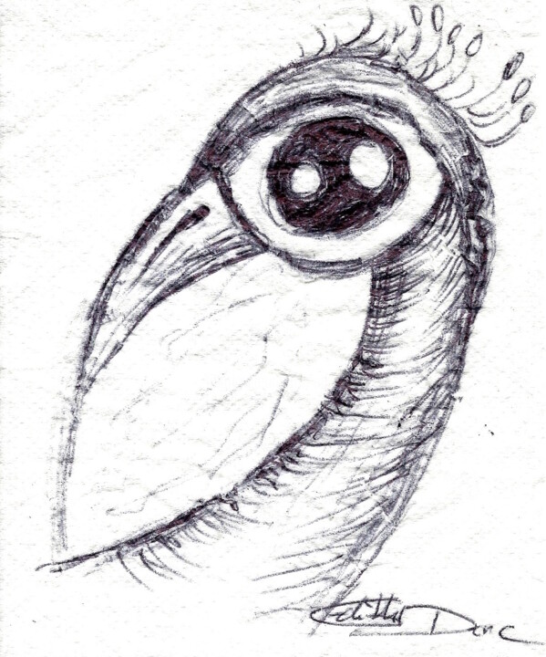 Piou pq 图画, 3.9x3.2 in