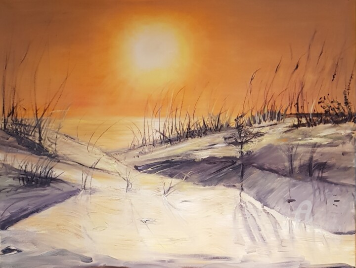 Glücksmomente 绘画, 27.6x35.4 in