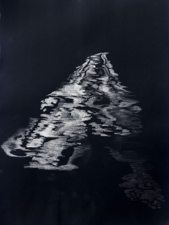 Drawing titled "nega4" by Sébastien Bocquet, Original Artwork