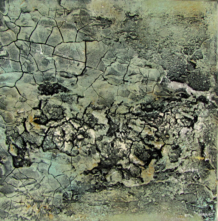 Painting titled "LITTLE TREASURES III" by Ali Kleinhuis, Original Artwork
