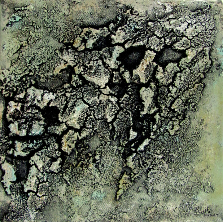 Painting titled "LITTLE TREASURES IV" by Ali Kleinhuis, Original Artwork