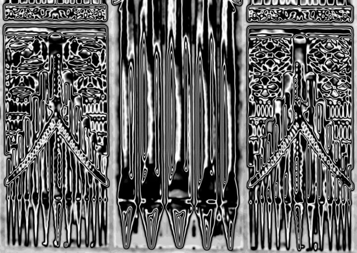 Photographie intitulée "L'ORGUE DE L'ABBATI…" par Blaise Lavenex, Œuvre d'art originale